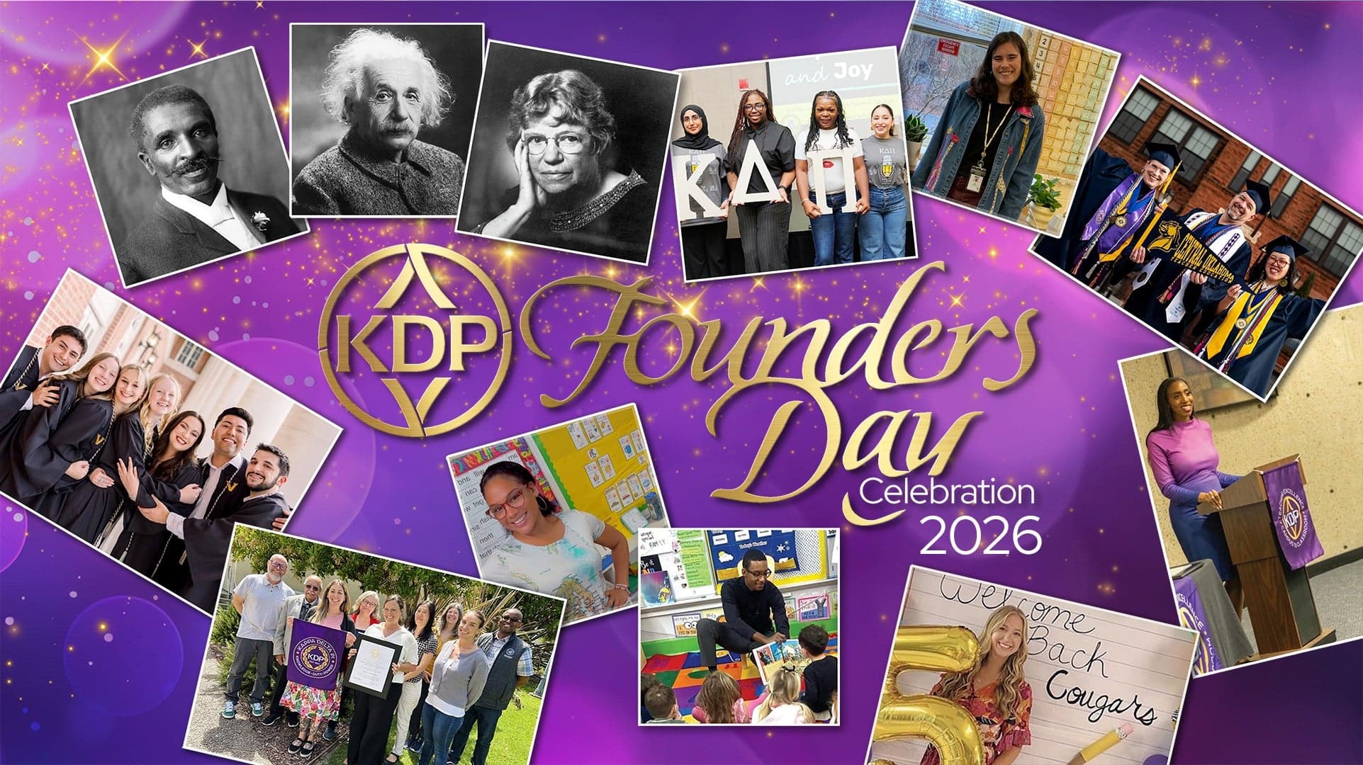 KDP Founders Day collage of members